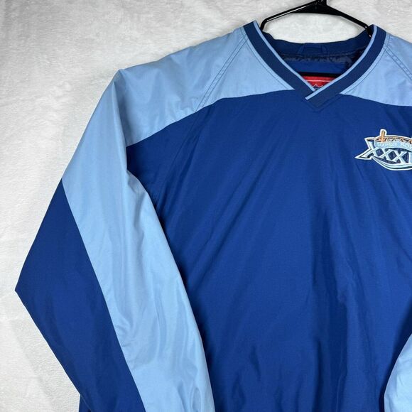 Vintage‎ 2005 Classic Super Bowl 39 Windbreaker Size XL Patriots Vs Eagles - Picture 3 of 15